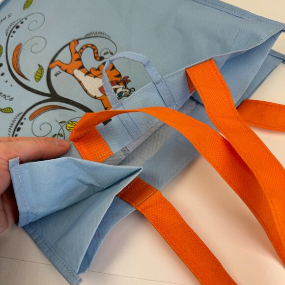 Kellogg Tony the Tiger Character Reusable Tote Bag 2013 Blue Orange Cloth Thin - Picture 9 of 14